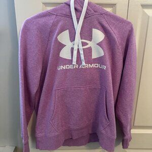 Under Armour Women's Pink and Purple Hoodie